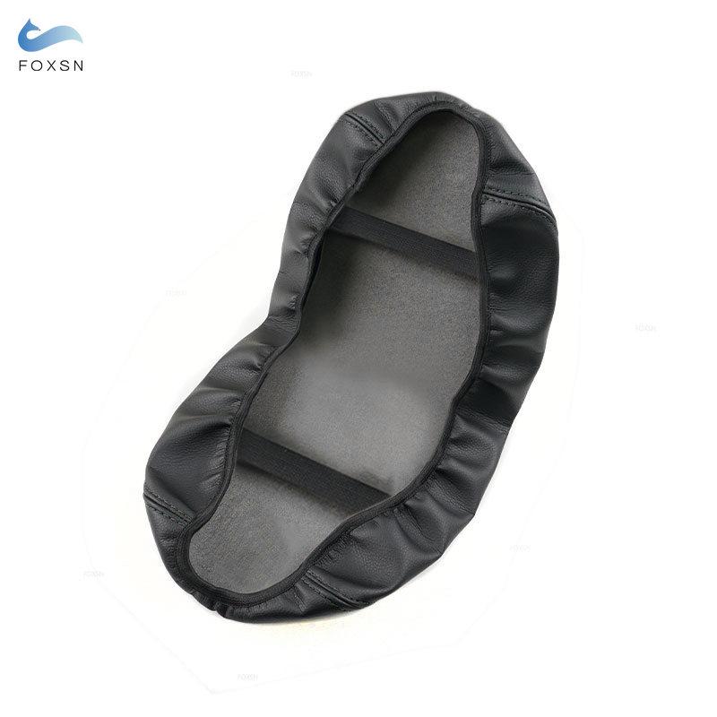 Couvre-accoudoir de console en cuir noir souple pour Mazda CX-30 CX30 Couvercle de garniture de peau de boîte d'accoudoir de commande centrale de voiture