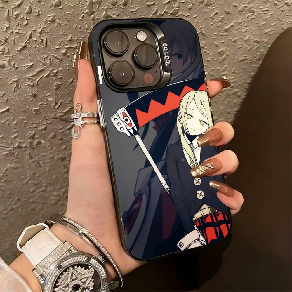 

Soul Evans M-Maka A-Albarn Phone Case For iPhone 17,16,15,14,13,12,11 Plus,Pro Max,XS,Colored Silver Plated Inside Cover iPhone14