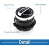 Headlight Switch No.97061353309DML Fog Light Control Switch for Porsche 718 Boxster 2023 Plastic Black