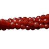 Hongchu Crystal Natural red agate64Faceted loose beads Natural Red Agate Faceted Loose Beads