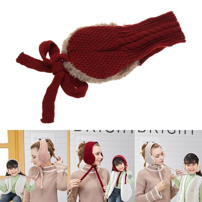 Kids Baby Toddler Knit Head Wrap Headband Ear Warmer Woolen Baby Headband Earmuffs Kids Girl Boy Headwear