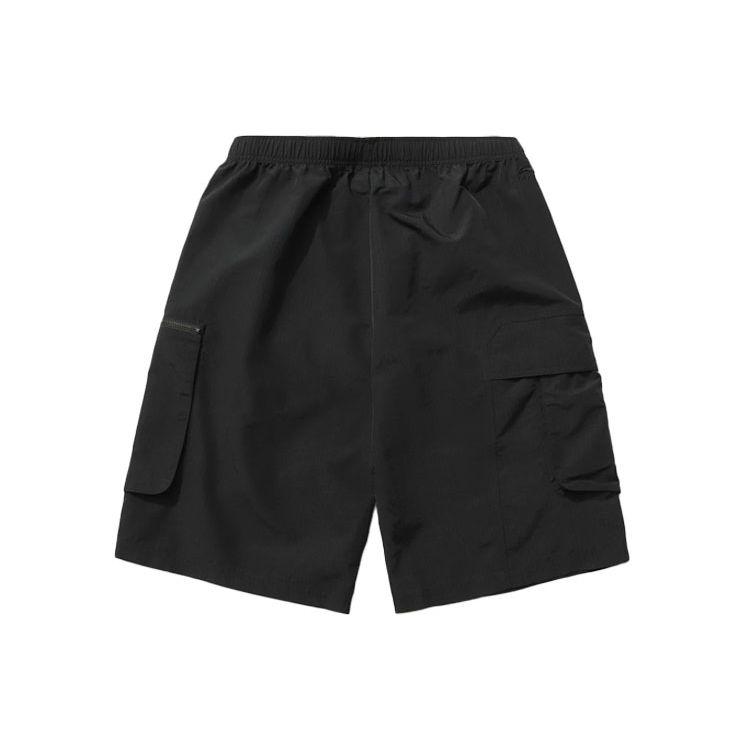 Li Ning Sports Fashion Series Loose Multi-Pocket Shorts Men Shorts Black AKSR179-2