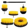 2/3.5/4'' Electric Scrubber Brush Drill Extension Rod All Purpose Cleaner Car Detailing Brush Tool Rim Brush Set Car Cleaning