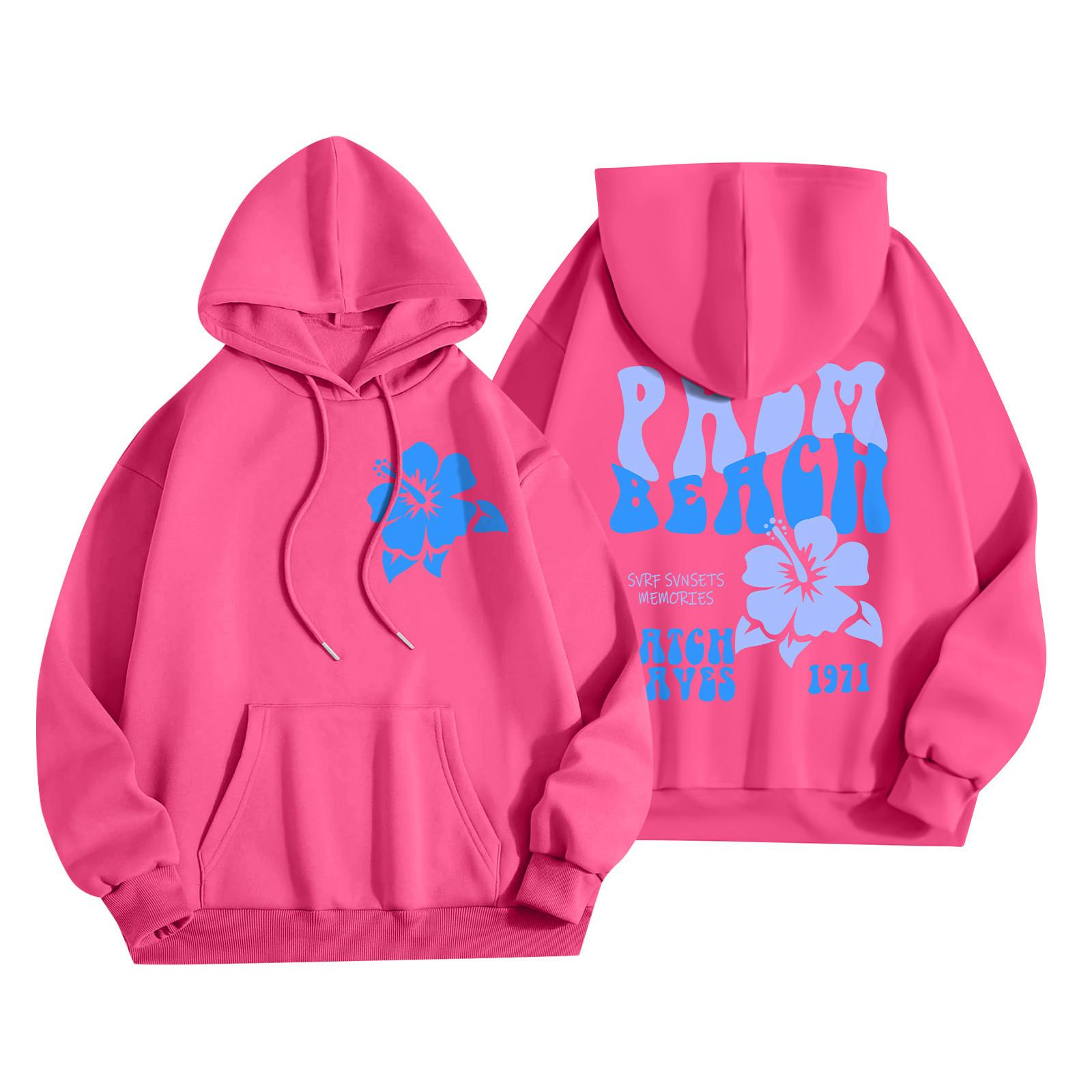 Толстовки для девочек-подростков с длинным рукавом и принтом букв — фото 7