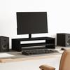 VidaXL Monitor Stand Black 54x22x15 Cm Engineered Wood, Monitor Stand for Desk, Monitor Shelf, Stand 854770