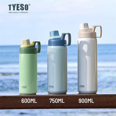 Tyeso Nerezová vakuová láhev Termoska Cestovní hrnek Outdoorové sporty Izolovaná Nepropustná Fitness láhev Termohrnek