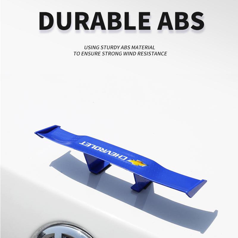 New B6 Car Rear Mini Spoiler Wing Motorcycle Small Model Canard For Chevrolet Cruze Malibu Camaro Sonic Trax Equinox Traverse Tahoe Suburban Colorado