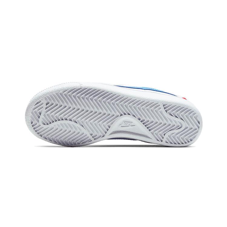 Nike Comfortable Low Top Skateboard Shoes White Blue Kids' 833536-109