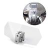 ZCJSZP Motorcycle Windshield Extension, Universal Adjustable Clip, Spoiler Shield Screen, Clear (Transparent)