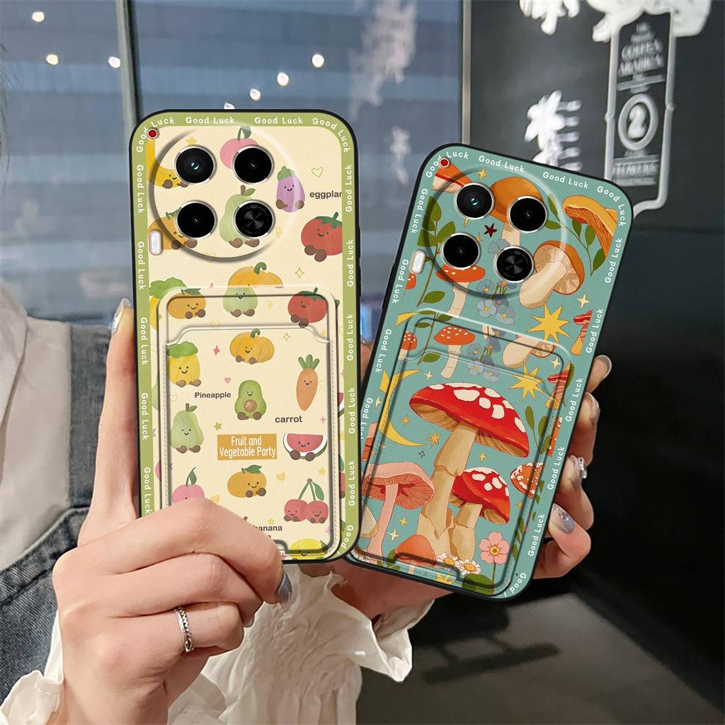 Miękkie etui przeciwpyłowe Etui na telefon Dla Tecno Camon30/4G/5G/CL6/CL7 Odporne na wstrząsy Śliczne Wodoodporne Tylne etui Kieszeń na karty Graffiti
