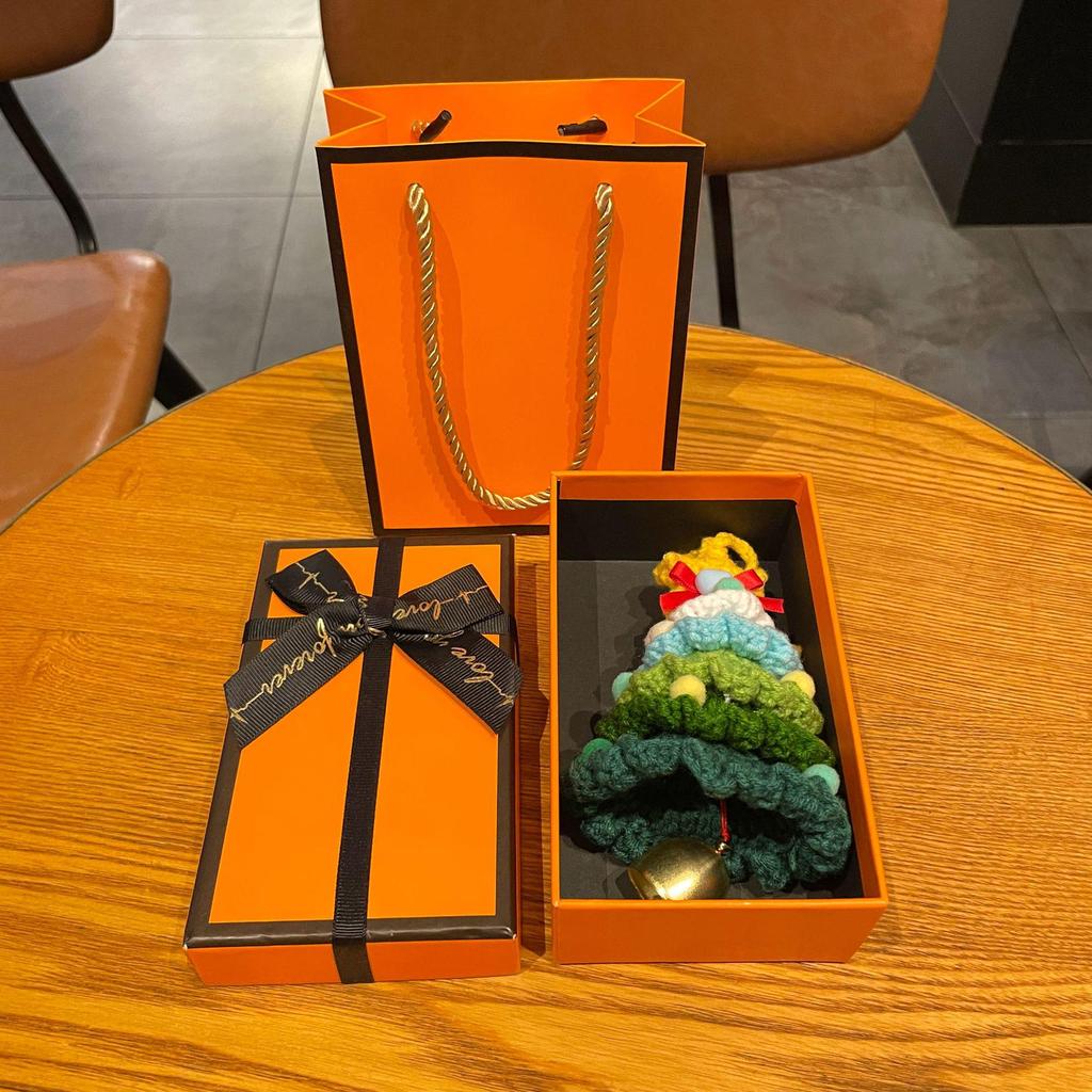 International Yarn Crochet Mini Christmas Tree Car Ornament Gift