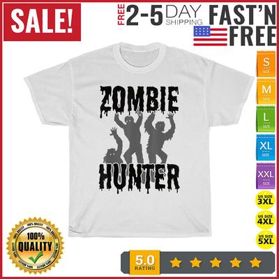 Zombie Hunter Halloween Party Kostüm Vintage T-Shirt Herren Damen T-Shirts Oberteil Herren Damen Mode NEU 2023