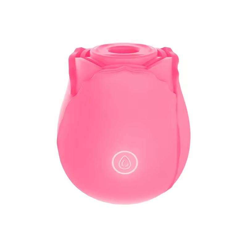 Female Waterproof Rose Toys Clitoral Suction Cup Breast Sucking Stimulator Silicone Adult Sex Toys Rose Vibrator for Woman