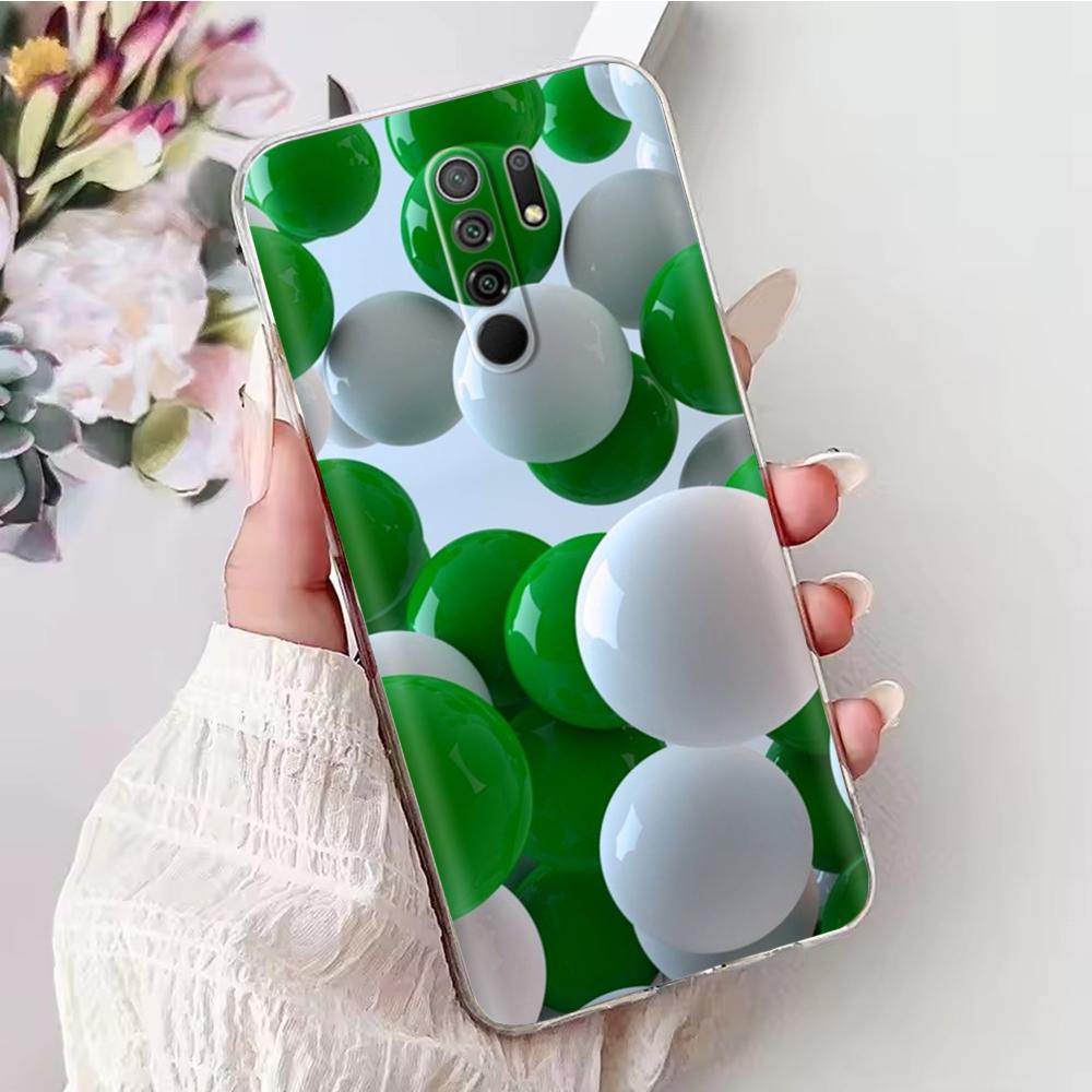 Phone Case For Xiaomi Redmi 9 Case Soft TPU Silicone Back Cover for Xiaomi Redmi 9 Redmi9 Case Transparent Bumper Cover Fundas