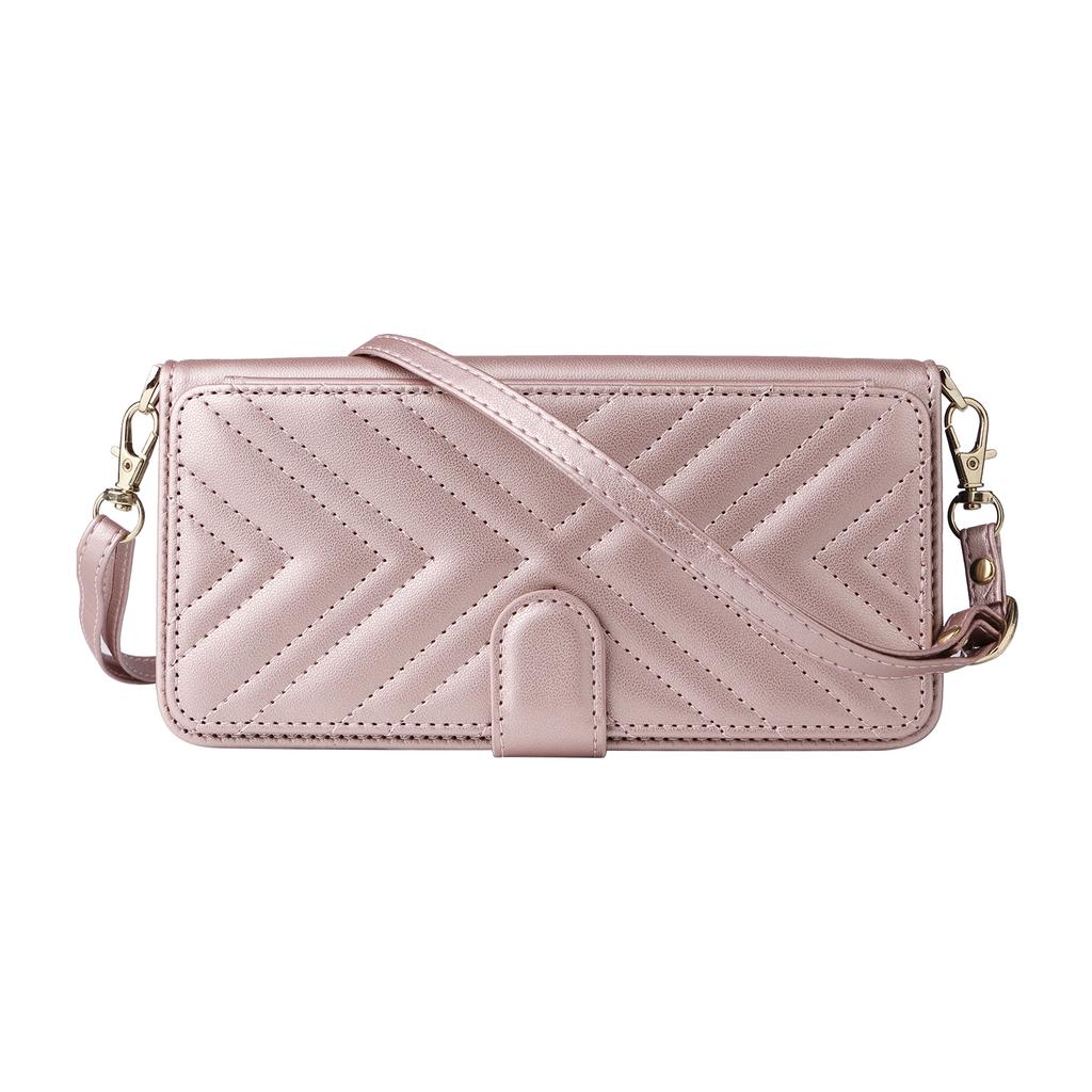 For Oppo Find X8s+ 5G Case with Shoulder/Wrist Strap Leather Phone Cover Stand Wallet