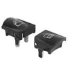 1 Pair Window Switch Button Covers Caps 2038200110 Replacement for MercedesBenz CClass W203 C230