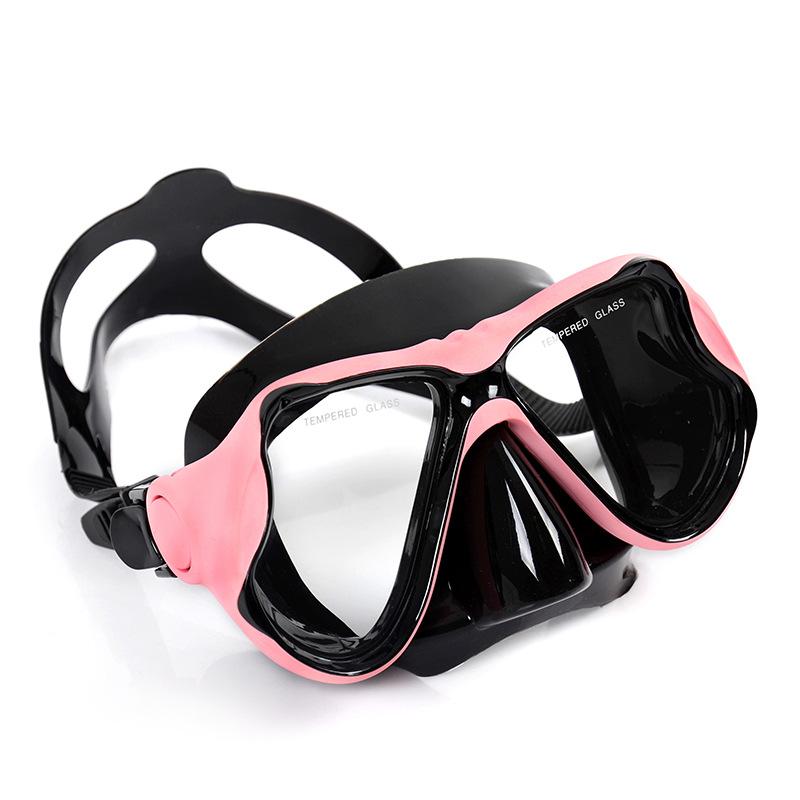 Diving goggles set snorkel with liquid silicone