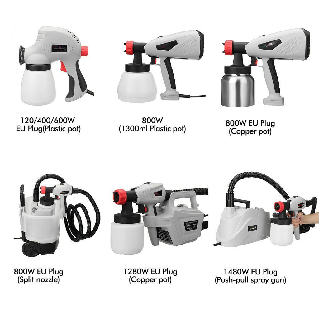 220-240V Removable High Pressure Electric Paint Spray Guns 50/60Hz Cake Chocolate Spray Guns Paint Airbrush Spraying DIY Tools