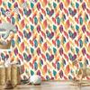 Boho Cream and Coral Wallpaper for Living Room and Bedroom 50x1000