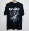 Rare Skillet Band Rise Short Sleeve Cotton Black All Size Shirt Unisex T-Shirt