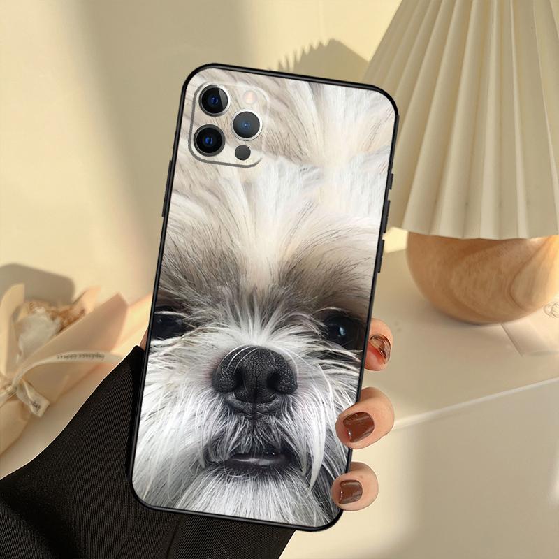 Shih Tzu Dog Phone Case For iPhone 13 16 15 11 12 14 17 Pro Max 12 mini 15 16 Plus 16e 17 Air Cover Funda