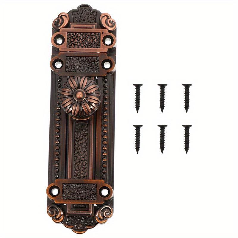 1 Pc Zinc Alloy Door Window Latch Vintage Security Sliding Bolt Lock for Home