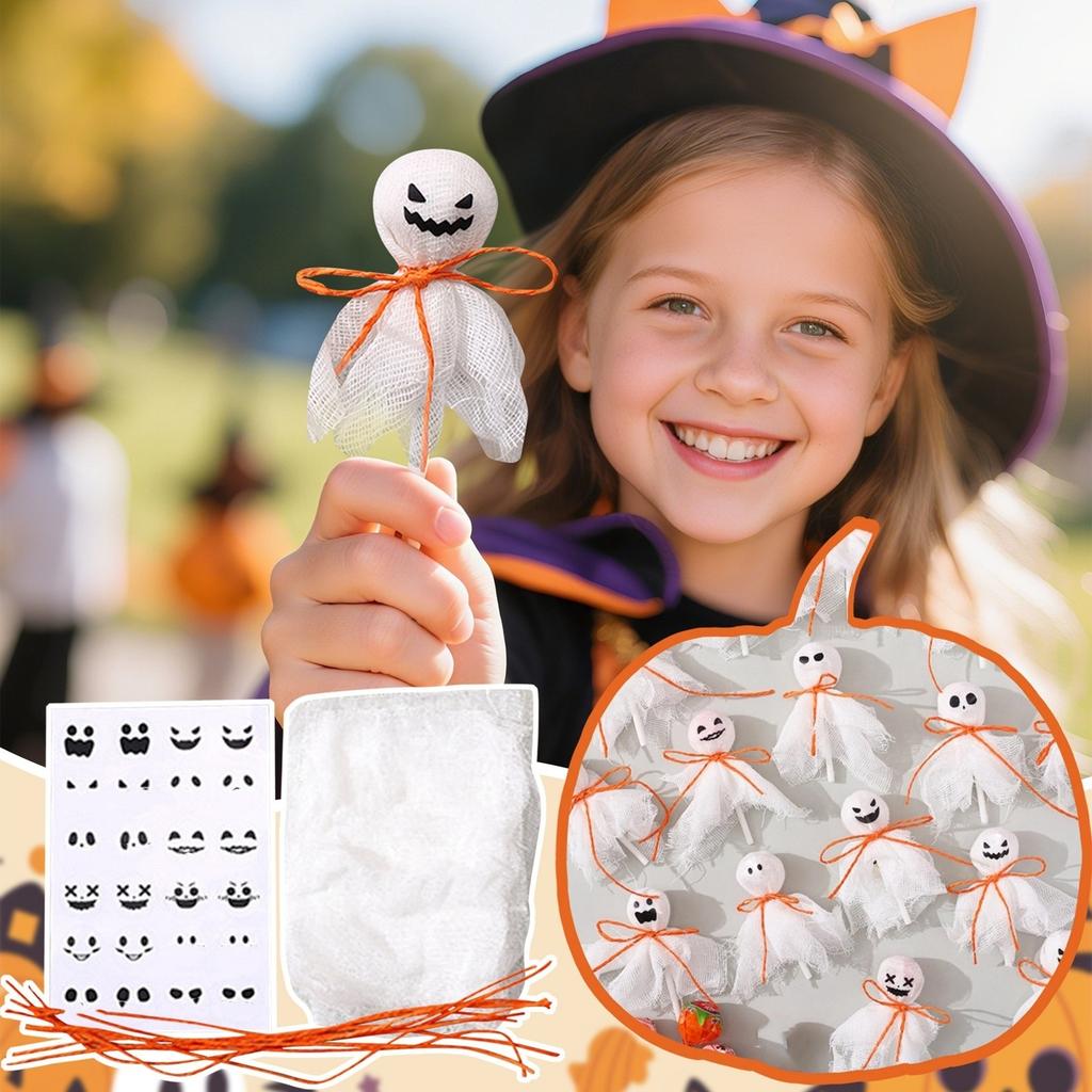 Halloween Ghosts Pumpkin Lollipop Decoration DIY Decoration Candy Student Holiday Small Gifts Birthday Party