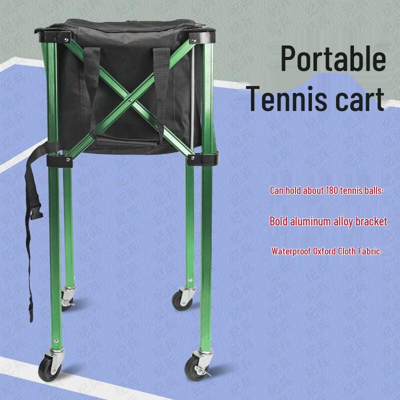 Jibing Folding Portable Tennis Ball Cart