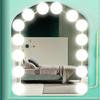 Mirror Front Light Dimmable Makeup Mirror USB Touch Control Light 6  LEDs