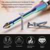 6/10/20Pcs Antislip Screwdriver Bit 1/4inch Hexagonal Shank Magnetic Crossing Screwdriver Bit Set Bit Attachment