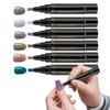 6pcs Nail Pen 3in1gel  Nail Varnish Pens Quick-Dry Long-Lasting Graffiti Painting Brush for Manicure Salon Pedicure Beginners