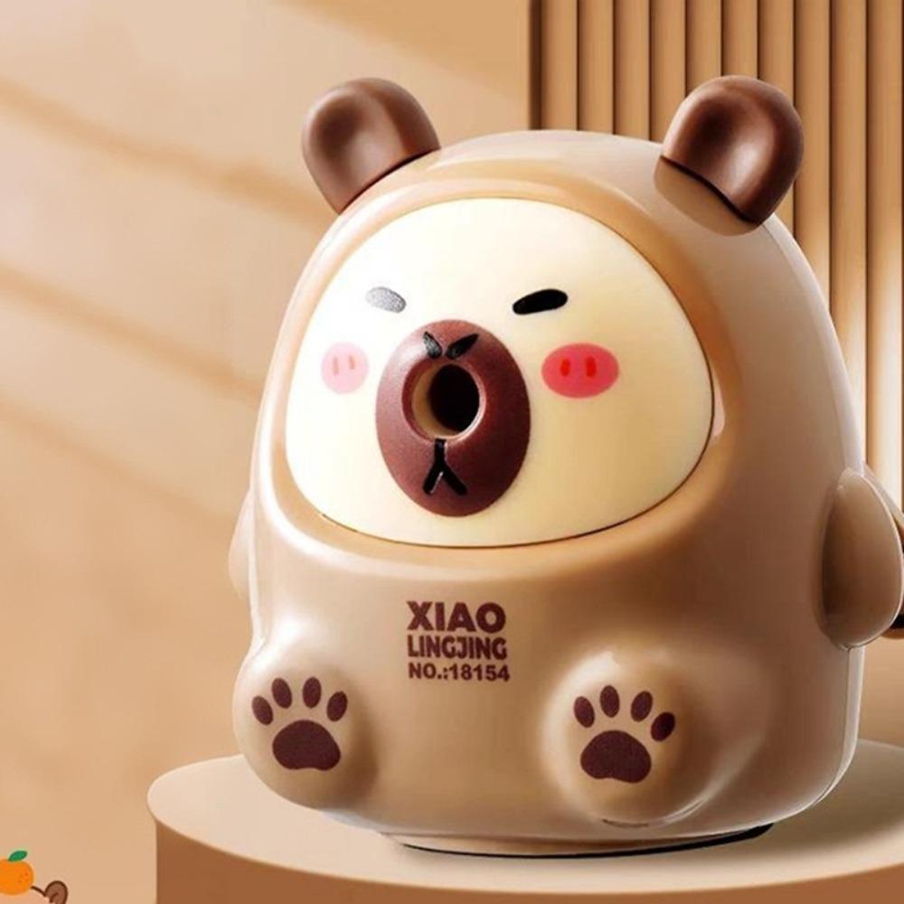 Yapışmayan Kurşun Kalemtıraş Kalem Otomatik Olarak Kalem Soyucuya Girer Öğrenciler