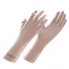 Summer Women's UV Protection Finger Exposed Extended Ice Silk Sleeve Gloves for Driving  Cycling Sports  Takeout  Anti Slip and Sun Protection