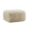 Aviana Ottoman Plush Fabric - Light Khaki