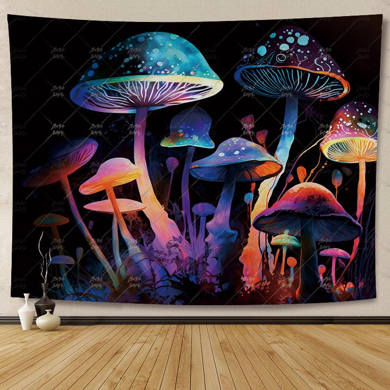 Богемная Солнечная Настенная Гобеленовая Штора - Декоративная Тканевая Холщовая Картина в Стиле Инстаграм Thin Polyester 100x70cm