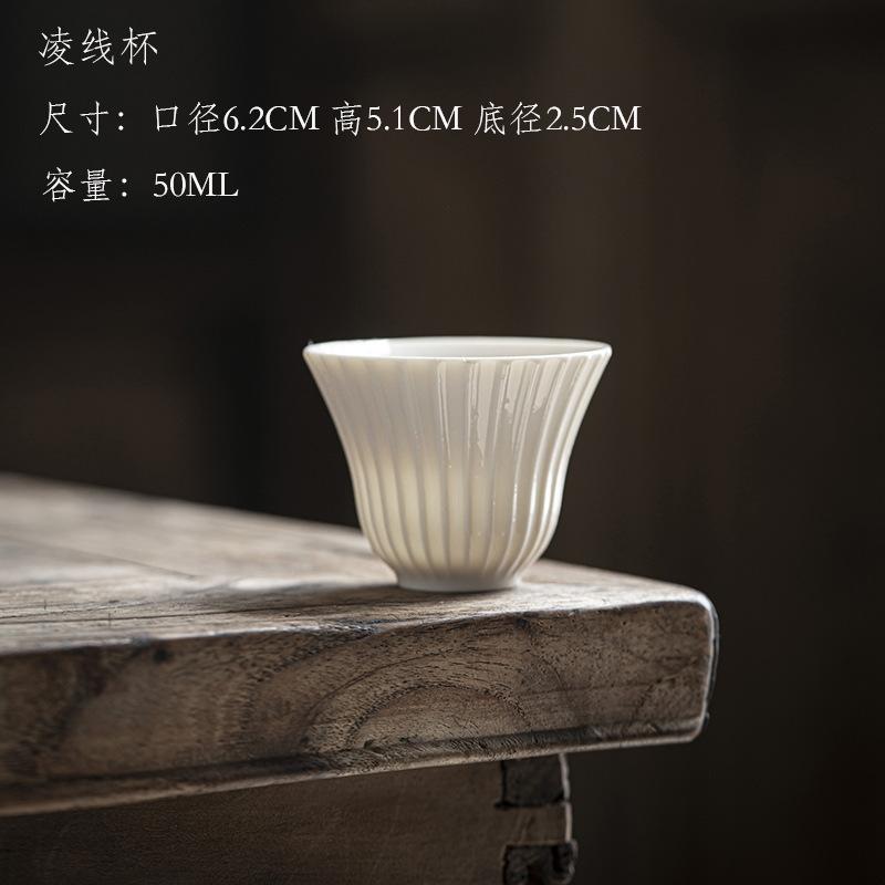 Керамическая чайная чашка Набор для чайной церемонии Кунг-фу Домашняя личная чашка Портативная Ручная роспись Цветок Чайная пиала Чашка мастера Чайная посуда Аксессуары