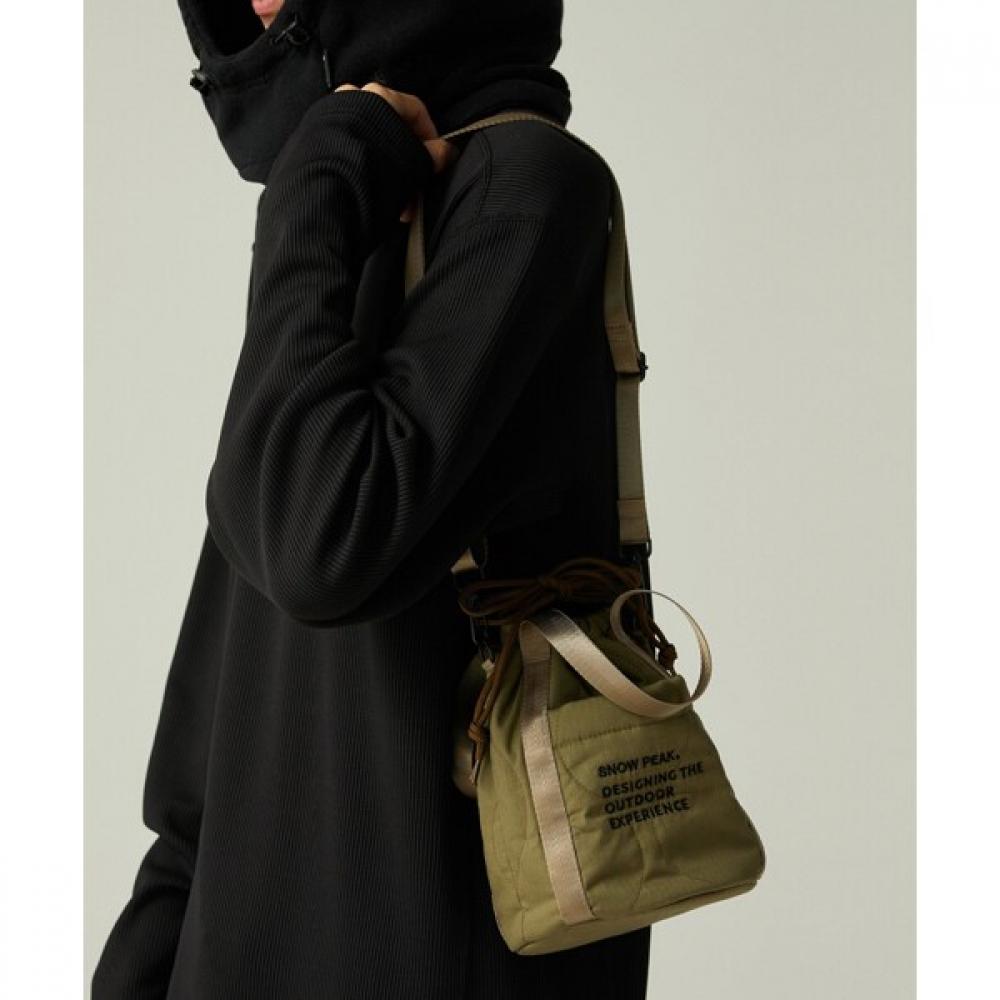 Snow Peak Quilted Ripstop Pouch Olive Ac 25au02100066