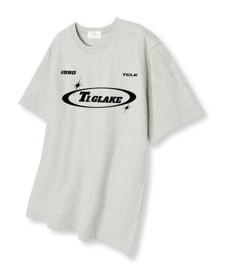 TI.GLAKE Tusporty Oversized Short Sleeve T-Shirt Oatmeal