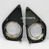 A Pair Fog Light Cover For Toyota Yaris 2015 2016 2017 Left Right Foglight Lamp Grille Bezel Front Bumper Driving Light Frame