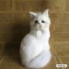 Подарок ребенку, милая плюшевая игрушка, имитация куклы кошки, детская игрушка, модель котенка, поддельная кошка, автомобильные украшения, подарочные игрушки, кукла-животное