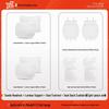 YZ Seat Covers with Extended Leg Rest for Tesla Model 3/Y - Full Coverage Protective Cushion