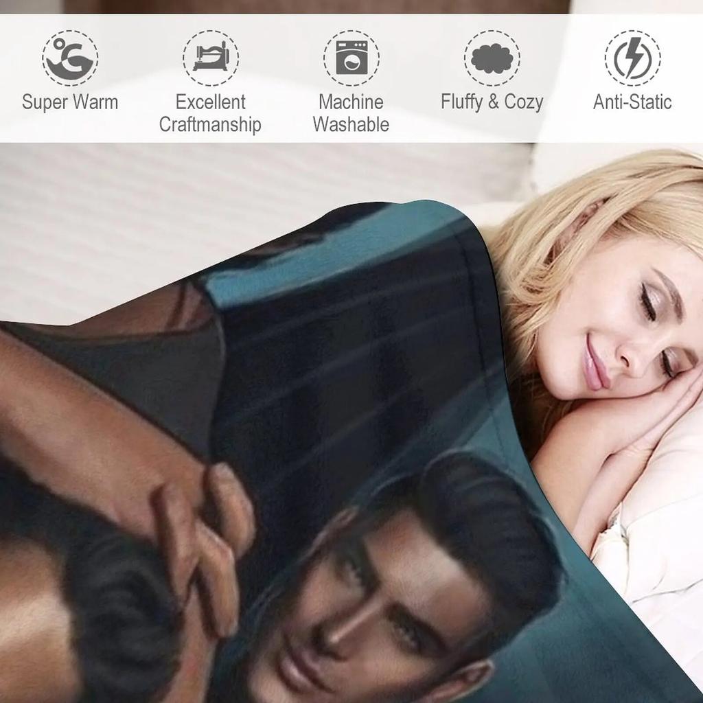 Rhysand, Cassian, Azriel - Batboys Throw Blanket Shaggy Blanket Sofa Bed Blanket For Decorative Sofa Fluffy Blanket