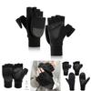 Warm Men Winter Fliptop Gloves Fingerless Convertible Cycling Photograph Mittens