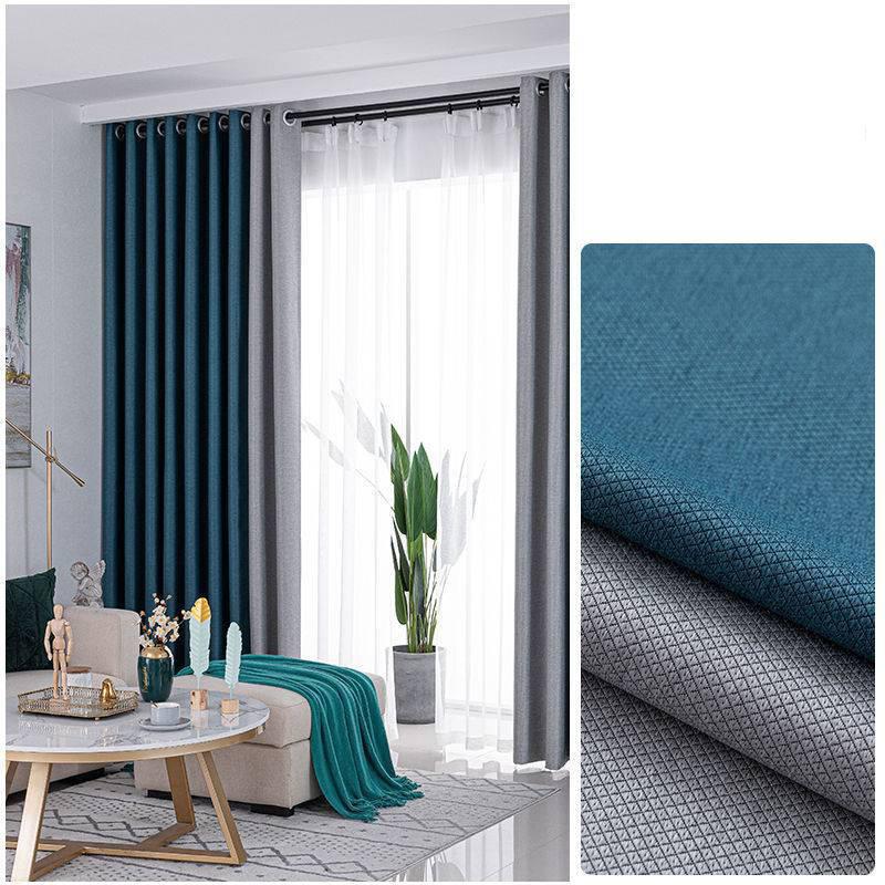 Light Luxury Thickened Ribeni Full Shading Heat Insulation Curtain Livingroom Bedroom Window Decor Home Supplies