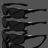 3PCS Couples Fashion Sunglasses Summer Party Vacation Golf Decorative Photo Shoot Holiday Gift for Men And Women XE3897