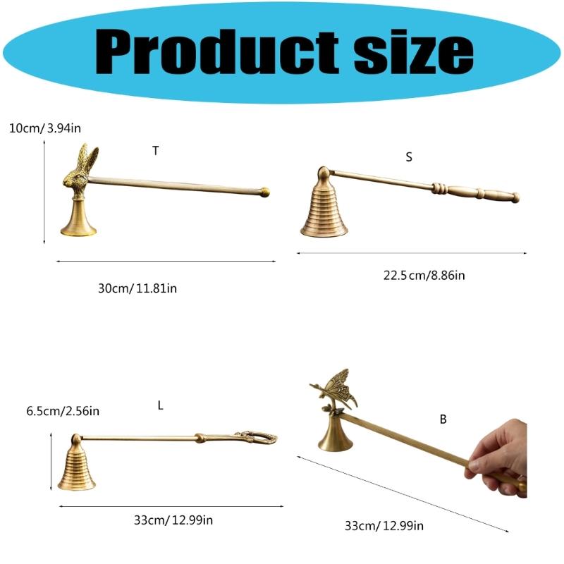 Candle Snuffer,Elegant Candle Extinguisher with Long Handle,Candlesnuffers Wicks Snuffer Candle Accessory Candle Stopper