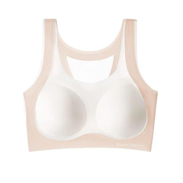 Teen Girls' Seamless Bandeau Bra for Junior High Students