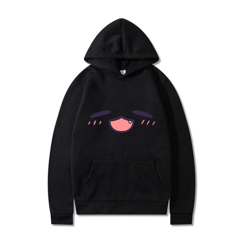 Tako Takodachi Face Hoodies Anime Hololive Hoodies Men's and Women's Sweatshirts