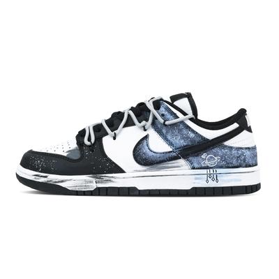 Scarpe da Skateboard Dunk Universe 1 Antiscivolo Resistenti all'Abrasione Basse Unisex Nero Blu HF5441-100(Team773-1)