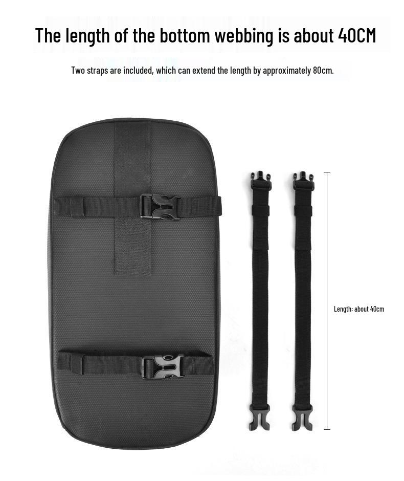 Bicycle & Scooter Rear Seat Pannier: Battery & Storage Tail Bag for Mountain Bikes & Motorcycles
